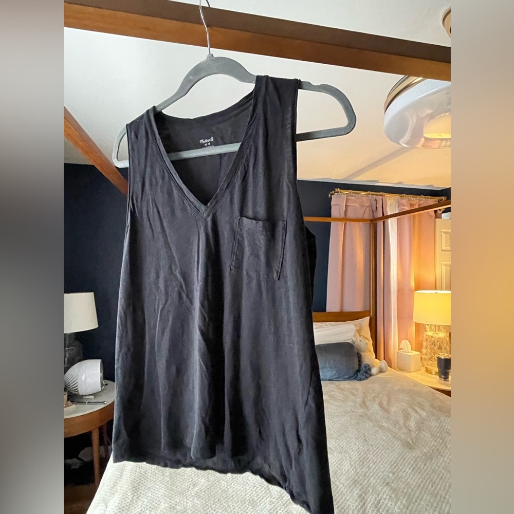 Madewell Black Sleeveless Top